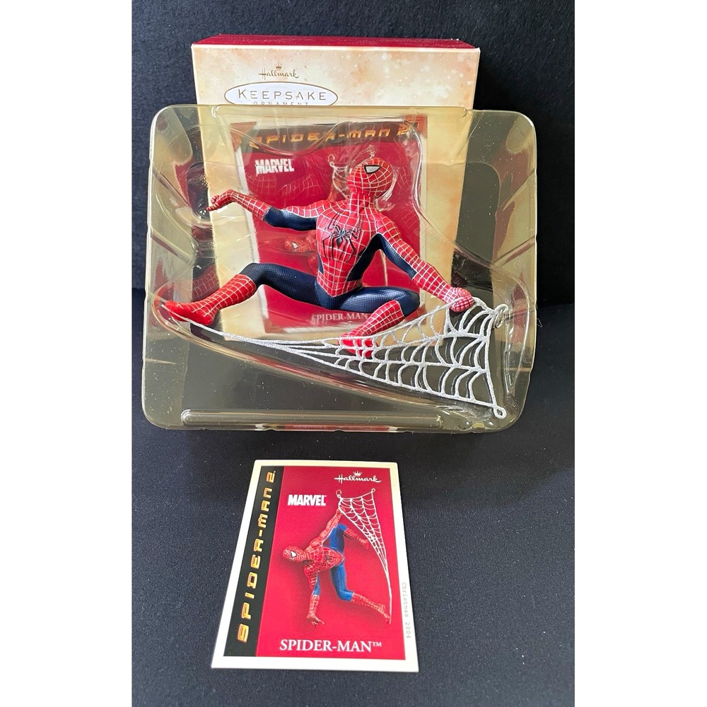 Vintage 2004 Marvel Spider-man 2 Keepsake Christmas Ornament. New in Box. Mint!